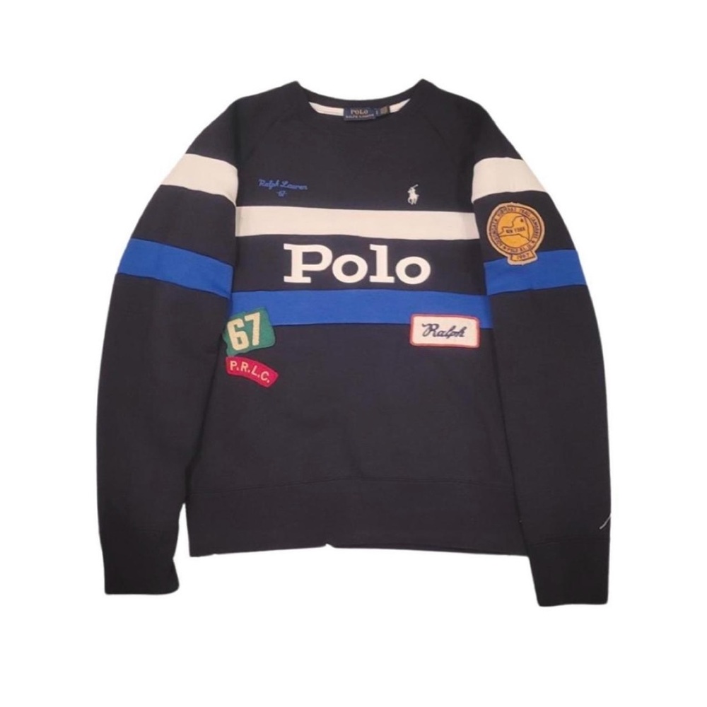 Polo Ralph Lauren Womens Patched Crewneck Sweater XS-M